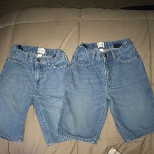 2 pair Children's Place jean shorts